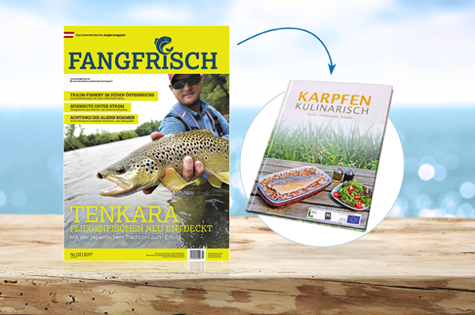 1 Jahres Abo Magazin + Kochbuch "Karpfen Kulinarisch"