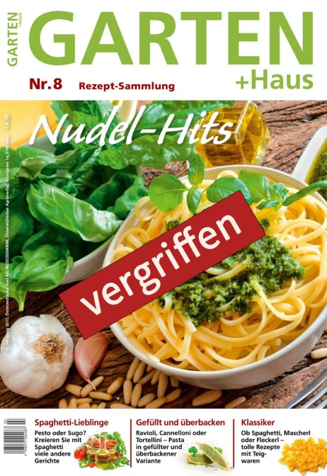 Rezept-Sammlung 8 – Nudel-Hits (vergriffen)
