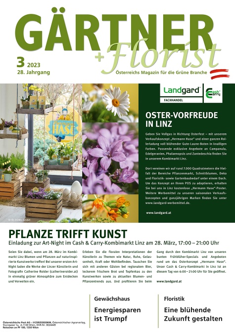 GÄRTNER+FLORIST Ausgabe 3/2023