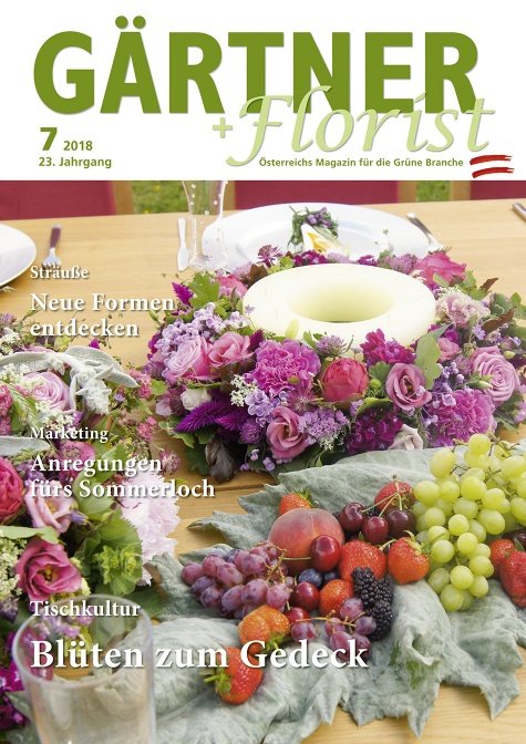 GÄRTNER+FLORIST Ausgabe 7/2018