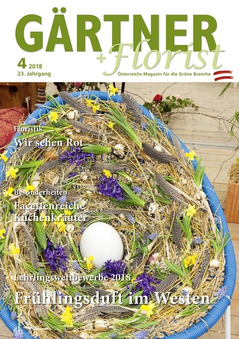 GÄRTNER+FLORIST Ausgabe 4/2018