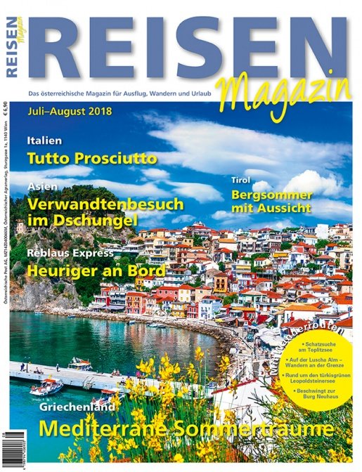 Reisen-Magazin Ausgabe Juli-August/2018