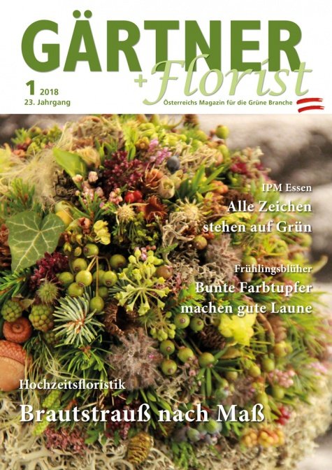 GÄRTNER+FLORIST Ausgabe 1/2018