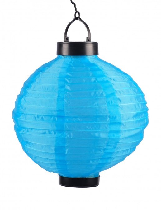 Solar-Lampion blau