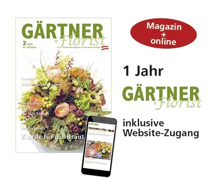 1 Jahr Abo Gärtner+Florist