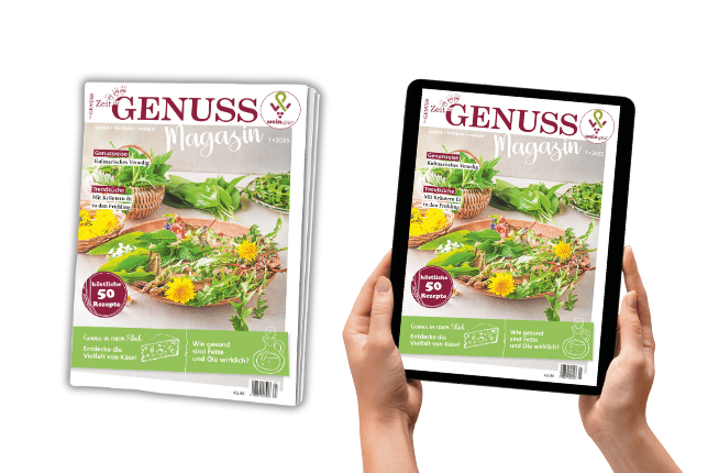 Zeit für Genuss-Magazin Print + Digital