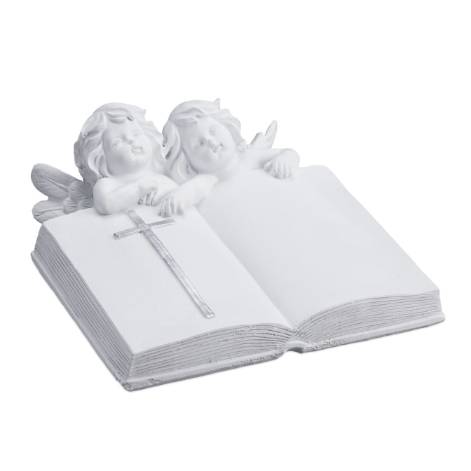 Grabengel mit Buch