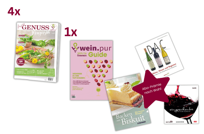 Zeit für Genuss-Magazin Abo plus wein.pur Guide