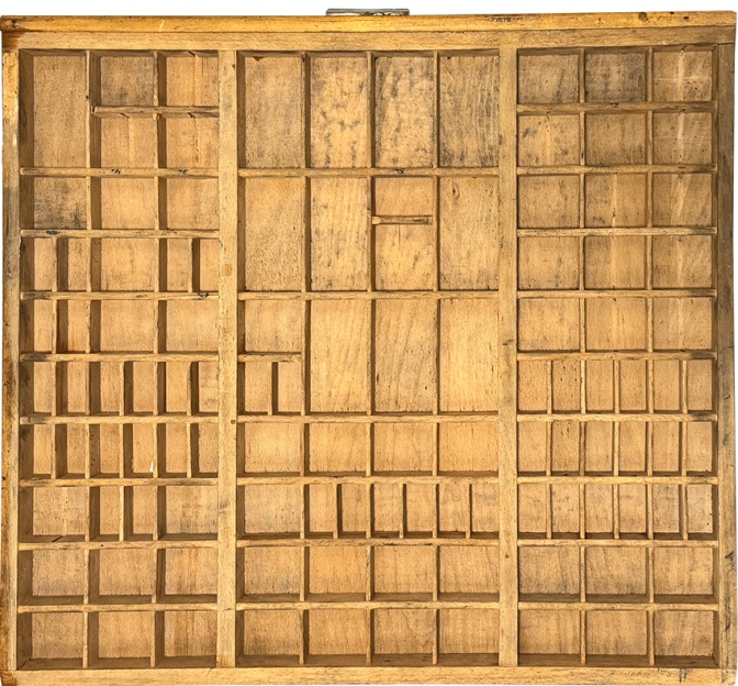 Original Setzkasten "Berta"