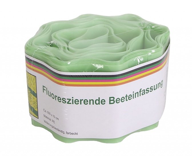 Fluoreszierende Beeteinfassung