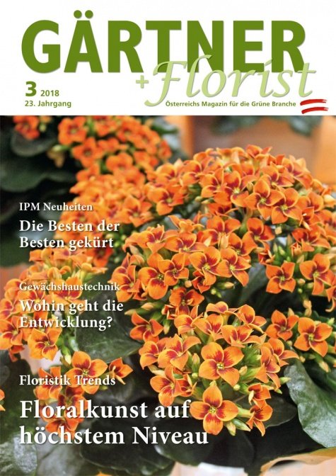 GÄRTNER+FLORIST Ausgabe 3/2018