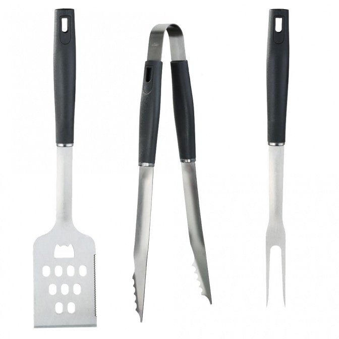 Grillbesteck-Set 3-teilig