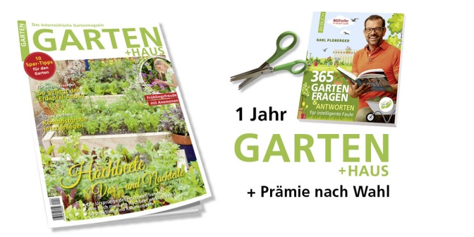 1 Jahr Abo GARTEN + HAUS