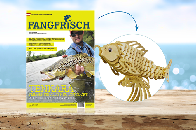 1 Jahres Abo Magazin + 3D-Puzzle Karpfenmotiv
