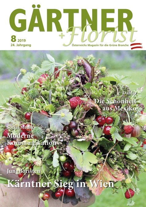 GÄRTNER+FLORIST Ausgabe 8/2019