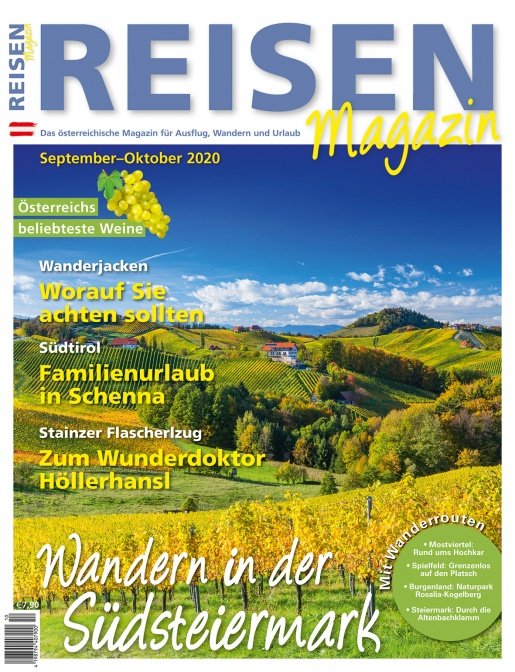 Reisen-Magazin Ausgabe September-Oktober 2020