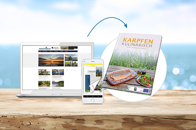 1 Jahres Abo Digital + Kochbuch "Karpfen Kulinarisch"